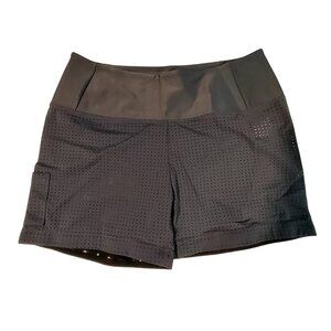 Kinona Womens Gray Perforated Athletic Shorts S Perforated for enhanced airflow